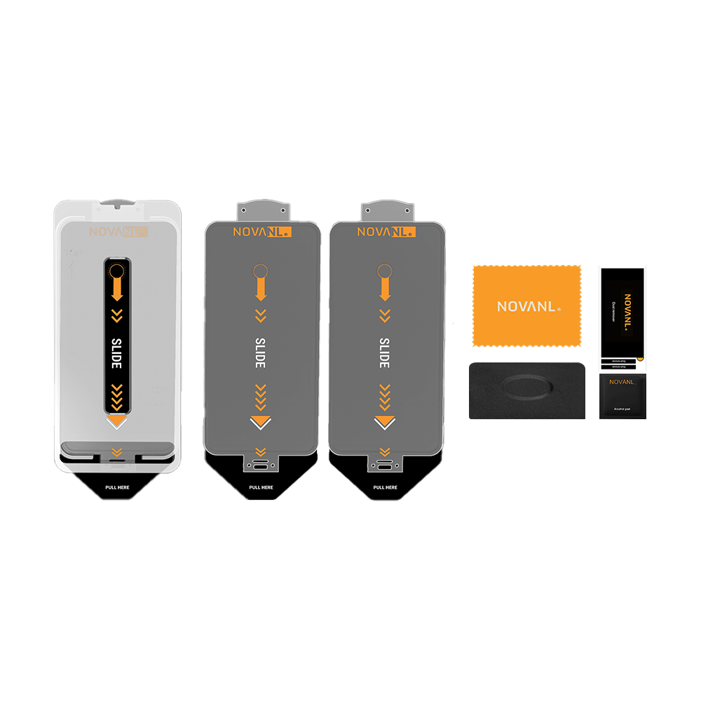 NOVANL 3-Pack Screen Protectors voor iPhone 16 Plus met Installatiekit