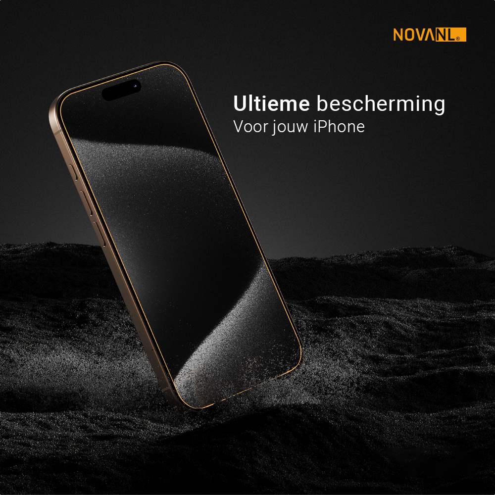 NOVANL 3 in 1 Screen Protector (incl. Applicator) Compatible for iPhone 17 Pro