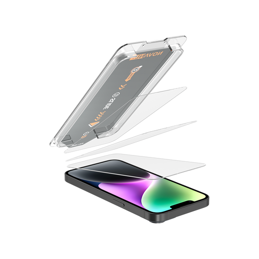 NOVANL 3-Pack Screen Protectors voor iPhone 14 Plus met Installatiekit