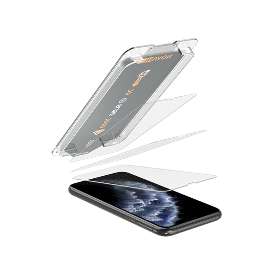 NOVANL 3-Pack Screen Protectors voor iPhone 11 Pro met Installatiekit