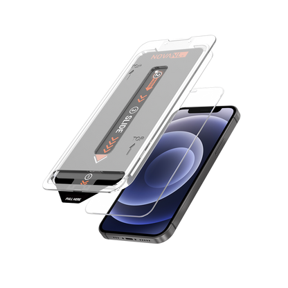 NOVANL 3-Pack Screen Protectors voor iPhone 12 Pro Max met Installatiekit