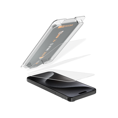 NOVANL 3-Pack Screen Protectors voor iPhone 15 Plus met Installatiekit