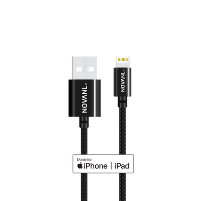 NOVANL SpeedCharge Pro 1M USB-A naar Lightning (MFI-gecertificeerd)