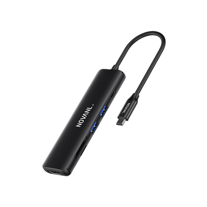 NOVANL Multifunctionele 6-in-1 HDMI Hub met USB-C