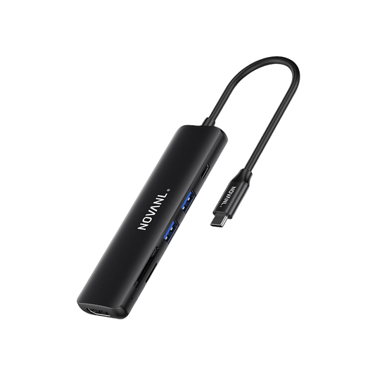 NOVANL Multifunctionele 6-in-1 HDMI Hub met USB-C