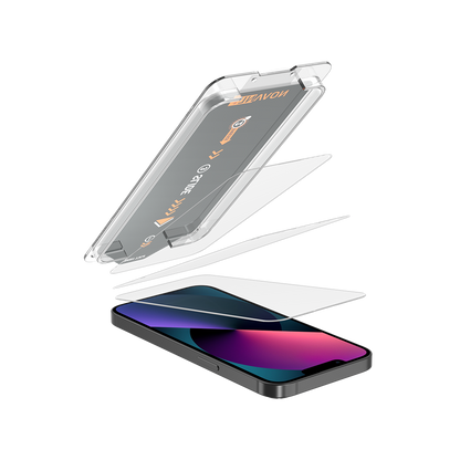 NOVANL 3-Pack Screen Protectors voor iPhone 13 Pro met Installatiekit