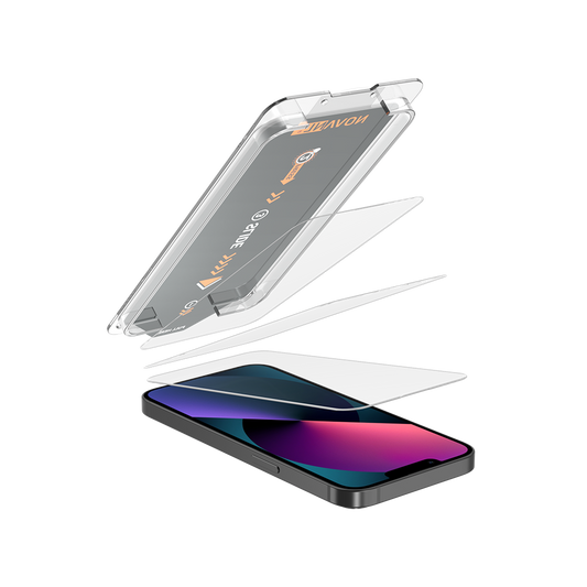 NOVANL 3-Pack Screen Protectors voor iPhone 13 Pro met Installatiekit