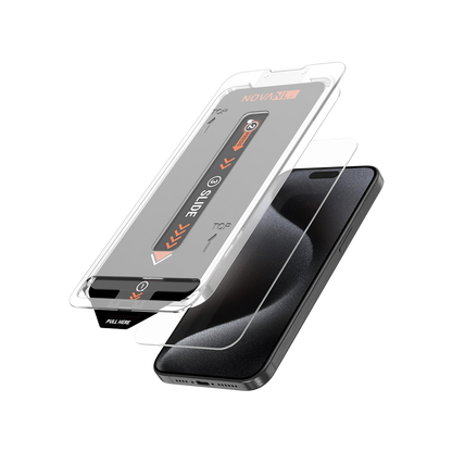 NOVANL 3-Pack Screen Protectors voor iPhone 15 Pro met Installatiekit