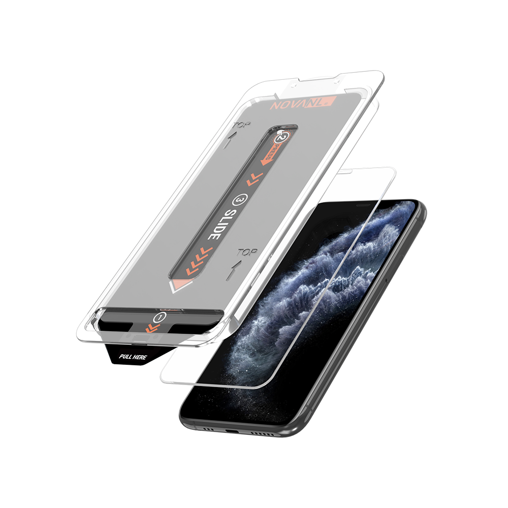 NOVANL 3Pack GlassProtector met installatiekit voor iPhone 11 Pro Max