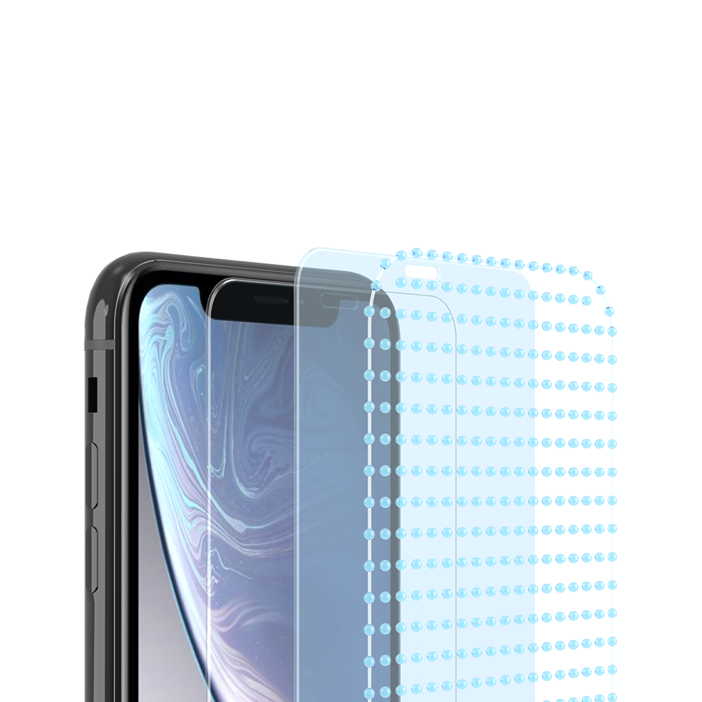 NOVANL 3-Pack Screen Protectors voor iPhone XR met Installatiekit