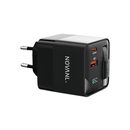 NOVANL GaNCharge Pro 65W Adapter incl. USB-C-kabel