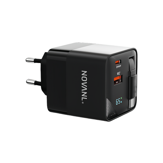 NOVANL GaNCharge Pro 65W Adapter incl. USB-C-kabel