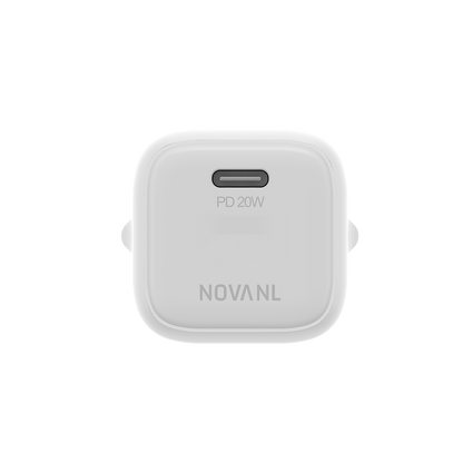 NOVANL GaNCharge 20W USB-C (enkele poort) Adapter