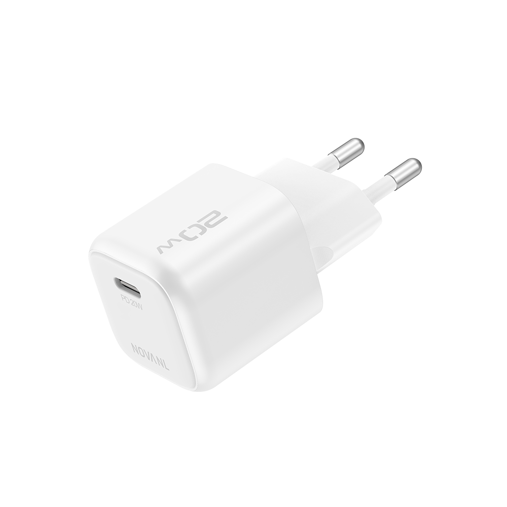 NOVANL GaNCharge 20W USB-C (enkele poort) Adapter