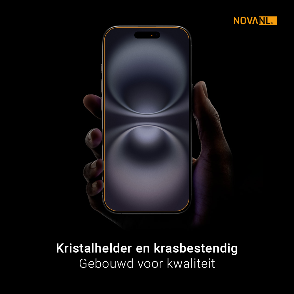 NOVANL 3 in 1 Screen Protector (incl. Applicator) Compatible for iPhone 17