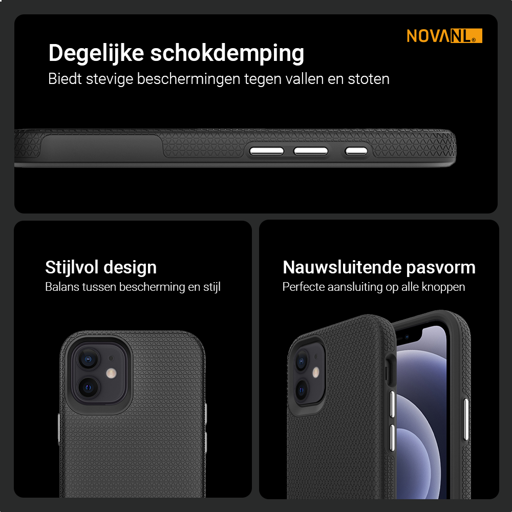 NOVANL GripArmor Hoesje voor iPhone 12 Mini