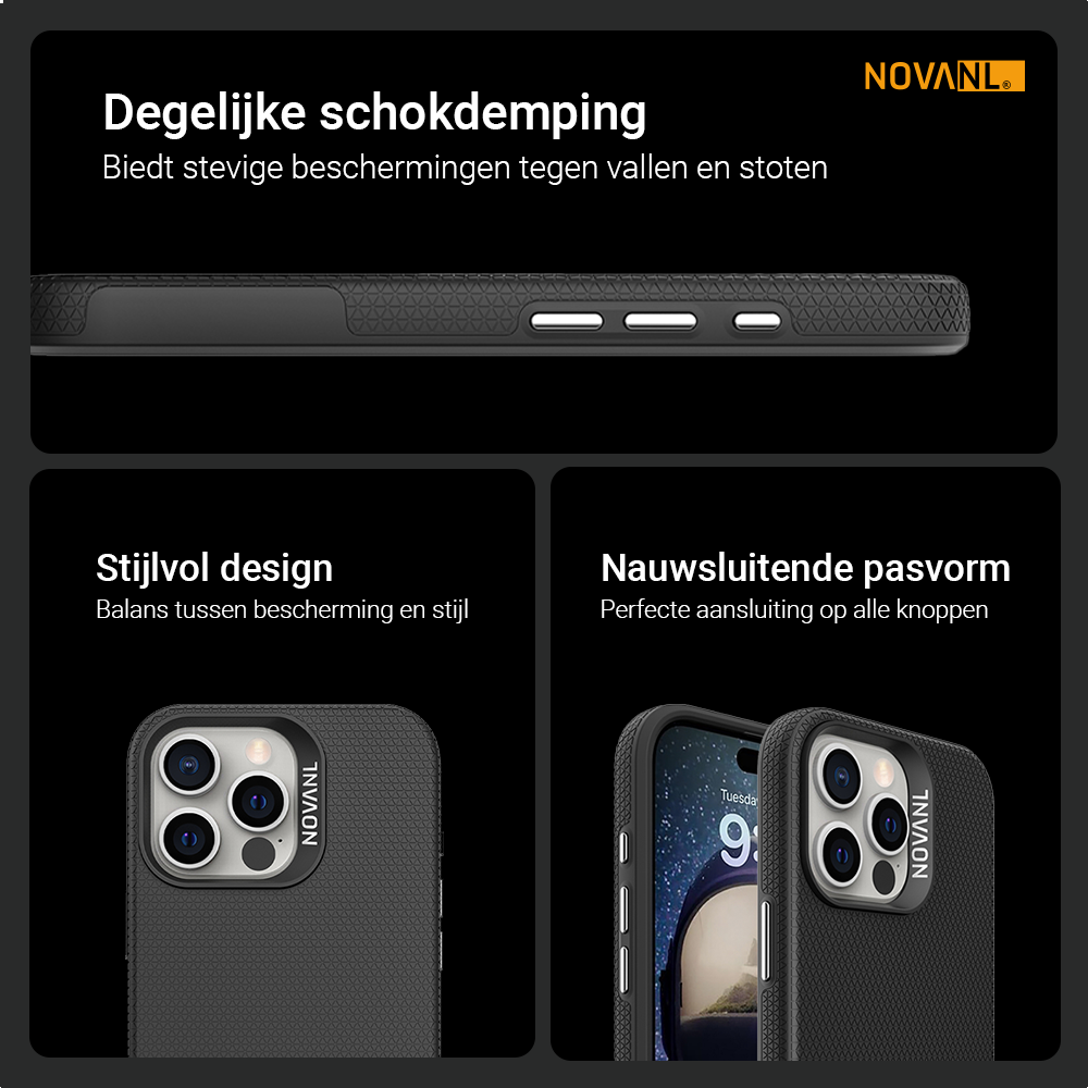 NOVANL GripArmor Hoesje voor iPhone 14 Pro Max