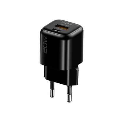 NOVANL GaNCharge 20W USB-A & USB-C (dubbele poort) Adapter
