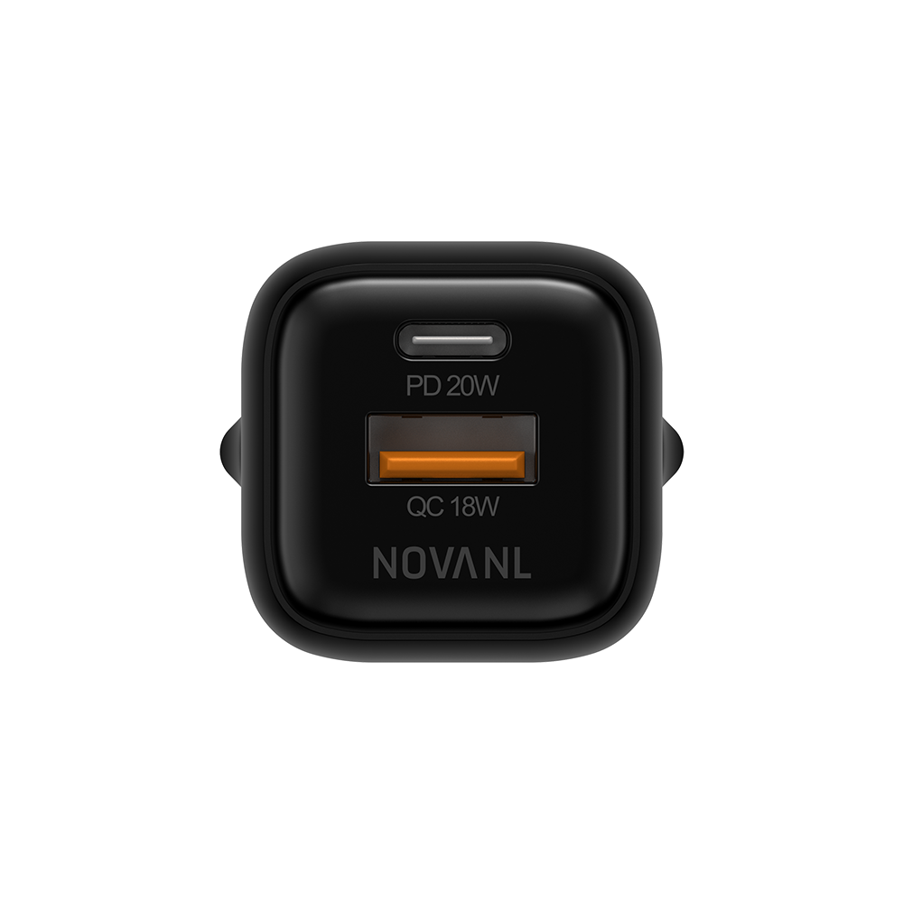 NOVANL GaNCharge 20W USB-A & USB-C (dubbele poort) Adapter