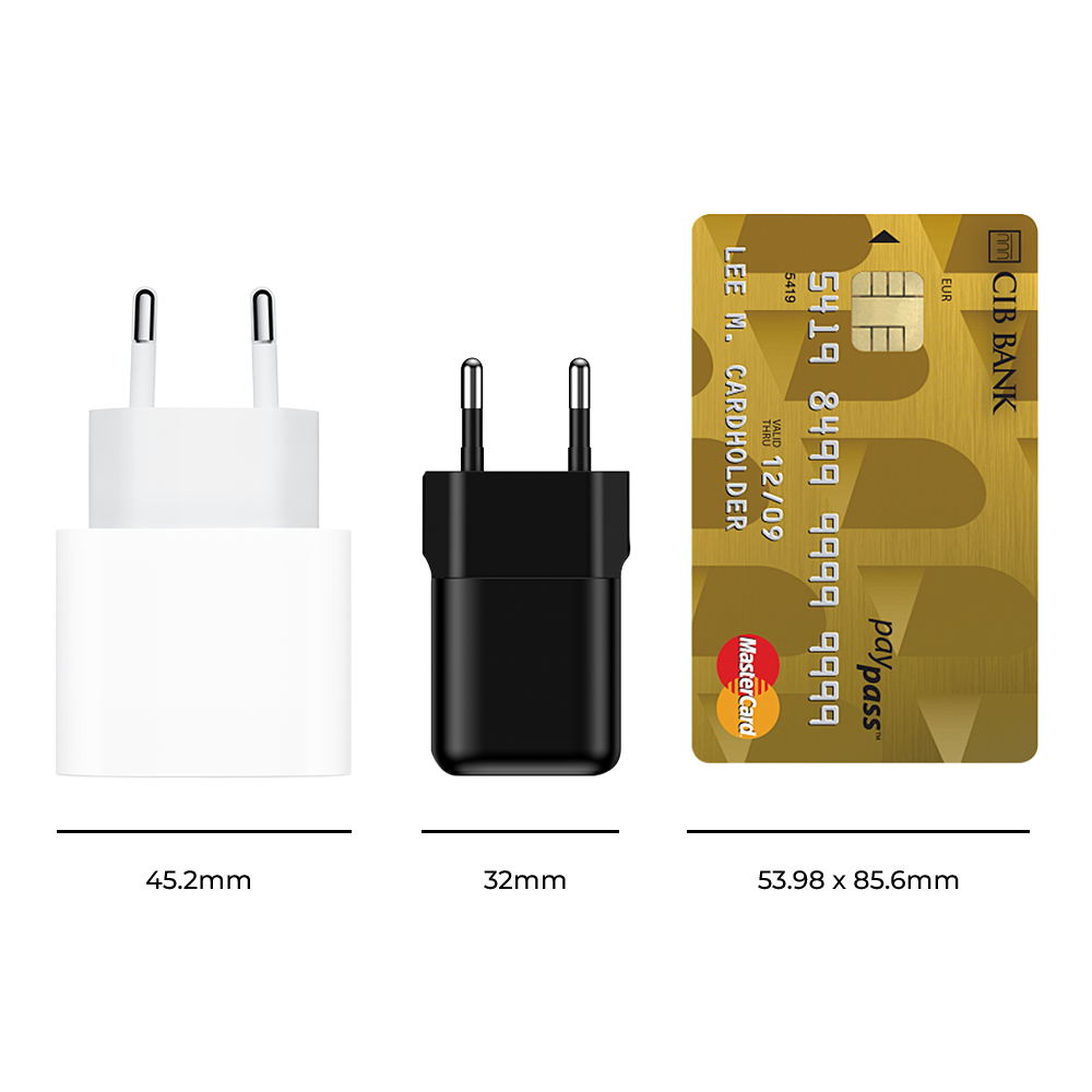 NOVANL GaNCharge 20W USB-A & USB-C (dubbele poort) Adapter