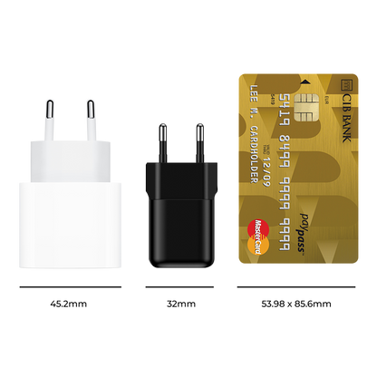 NOVANL GaNCharge 20W USB-A & USB-C (dubbele poort) Adapter