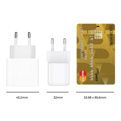 NOVANL GaNCharge 20W USB-A & USB-C (dubbele poort) Adapter