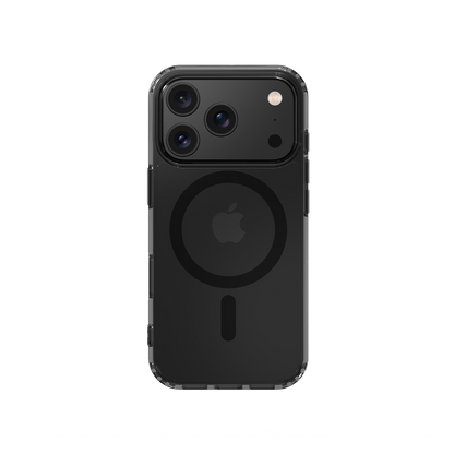 Grey - phone case with Apple logo on a white background
