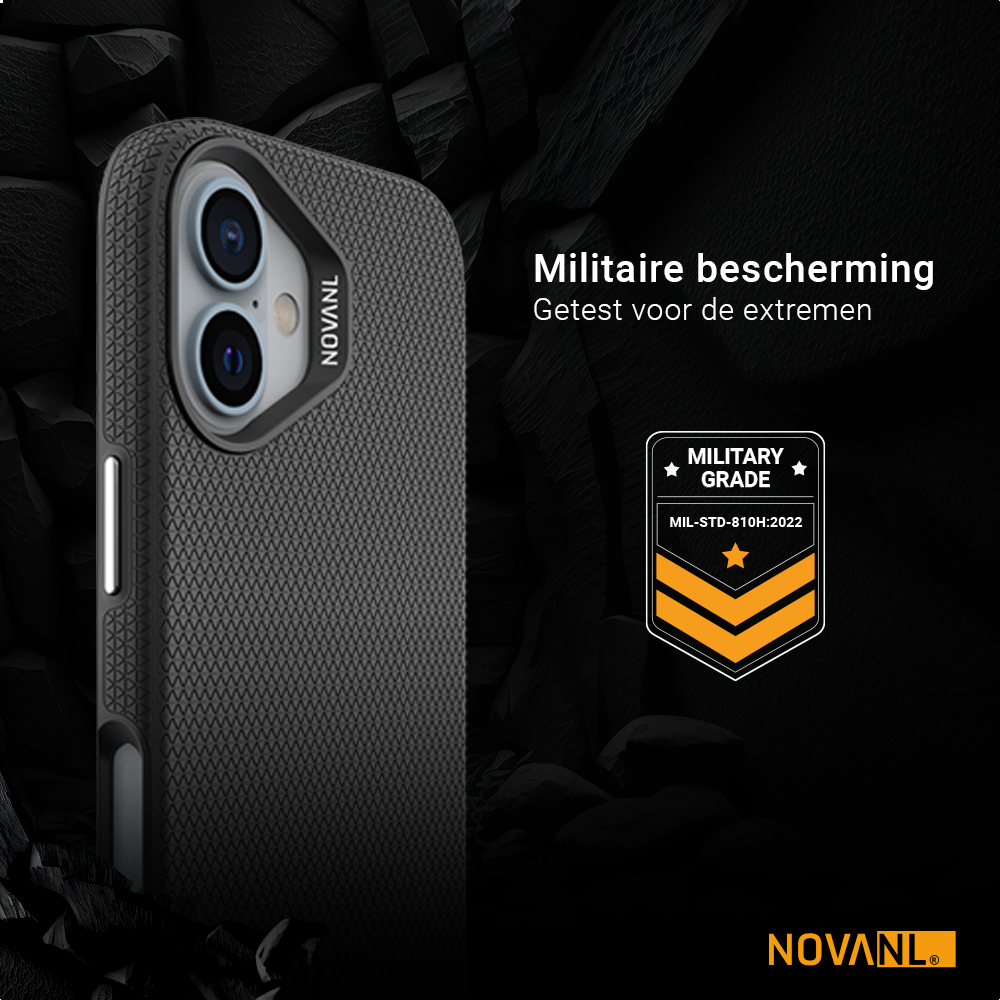 NOVANL GripArmor Case voor iPhone 16 (inc. Magnetics)