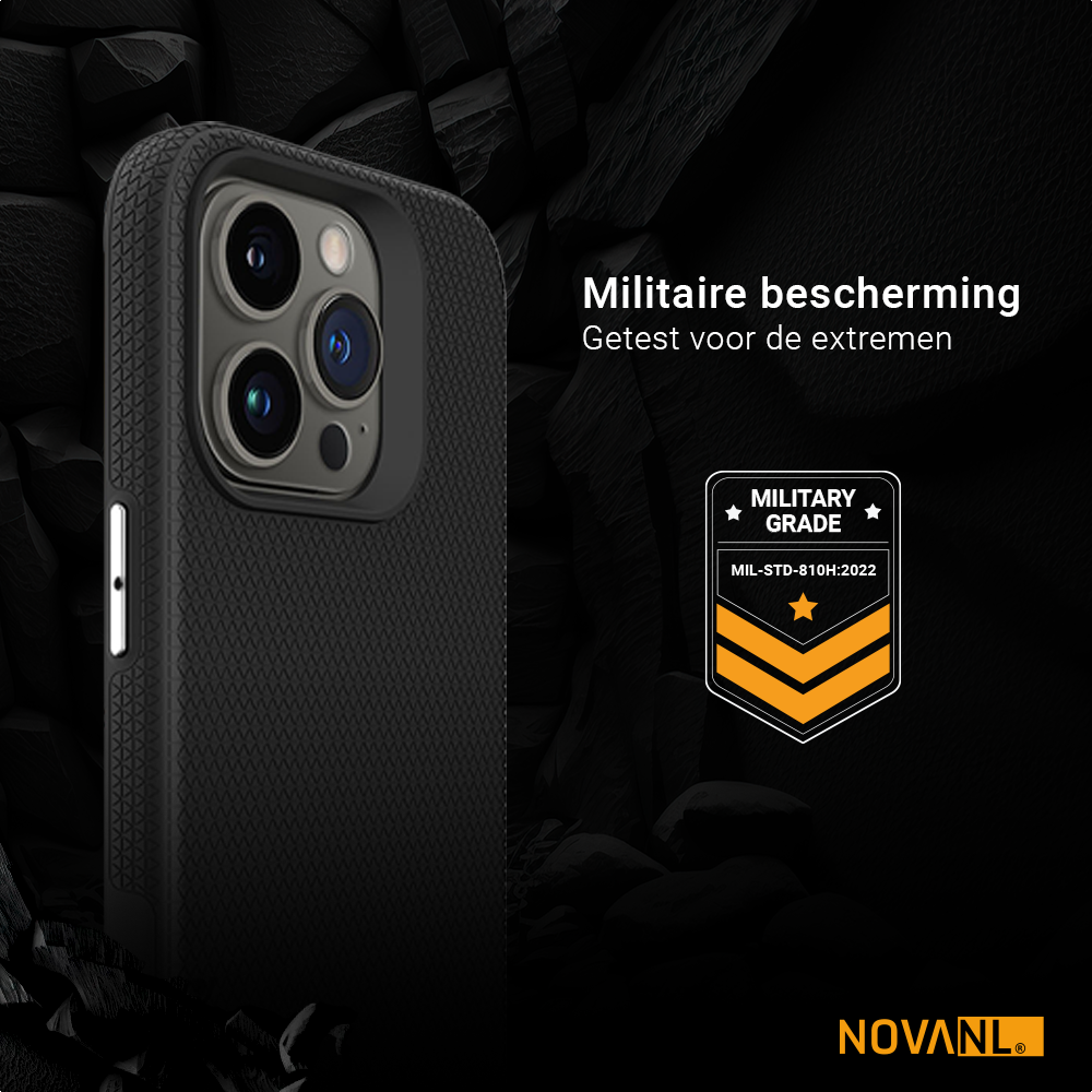 NOVANL GripArmor Case voor iPhone 16 Pro Max (inc. Magnetics)