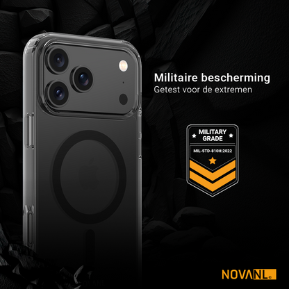 Grey - Phone case with military grade protection feature on a dark background