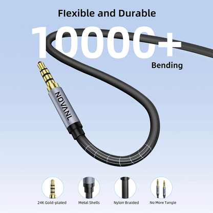 NOVANL SoundWave Aux naar Aux Kabel (1M)